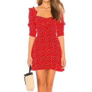 For Love and Lemons Polka Dot Dress